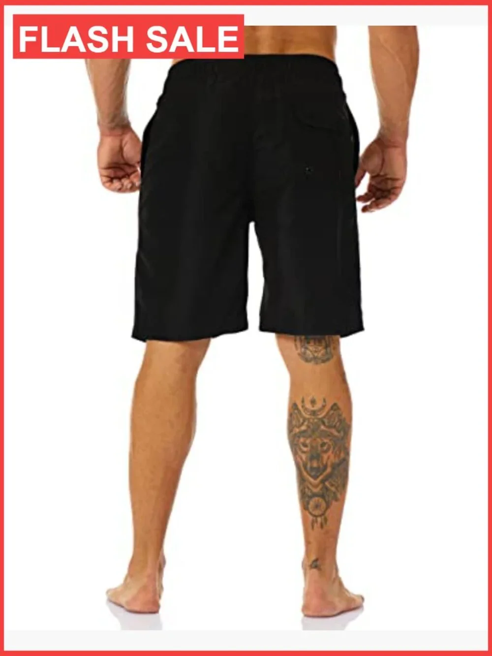 Men's 9 Inch Inseam Board Shorts Quick Dry Swim Trunks with Mesh Lining